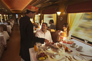 rangmahal restaurant of maharaja express train