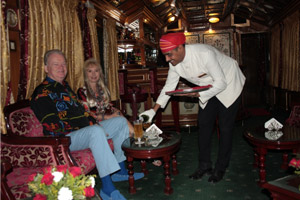 staff serving guests palace on wheels